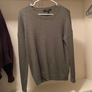 Army Green Forever 21 Sweater